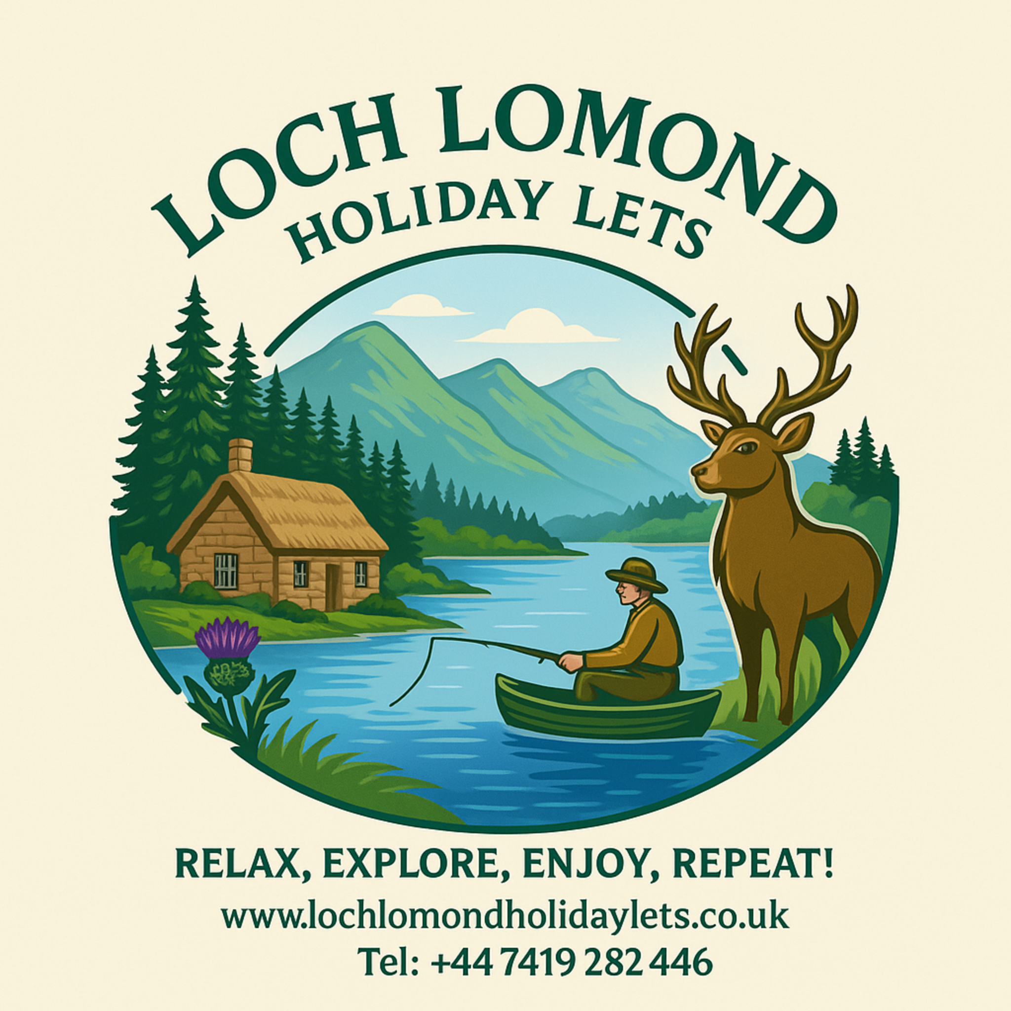 Loch Lomond Holiday Lets logo