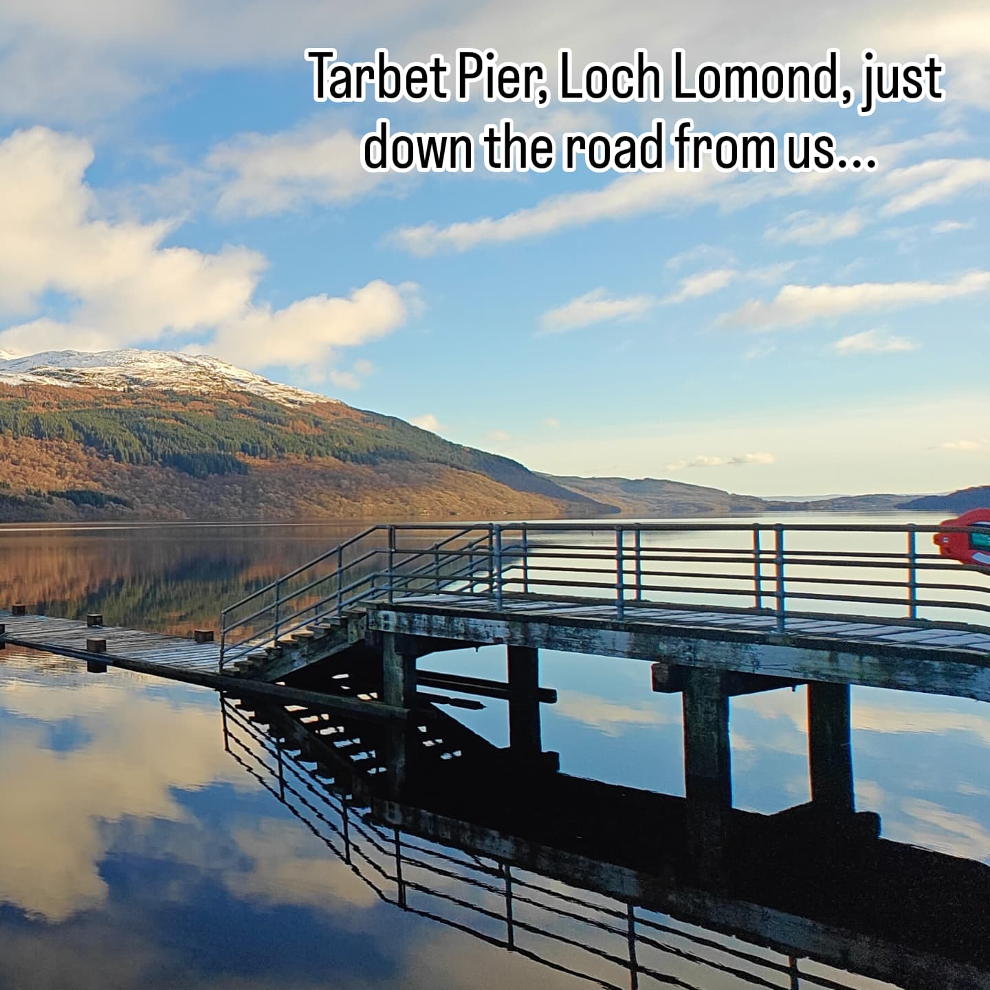 Tarbet Pier near Loch Lomond
